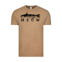 Vintage Coffee catfish meow funny catfishing fishing fisherman gift t shirt Vintage Tee - linhVisuals