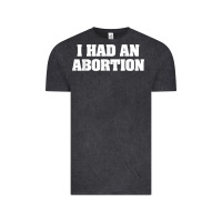 Vintage Black i had an abortion shirt pro choice Vintage Tee - linhVisuals