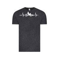 Great Recumbent Bike Heartbeat Design Cycling T Shirt Vintage Tee | Teevron