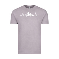 Vintage Zinc great recumbent bike heartbeat design cycling t shirt Vintage Tee - linhVisuals