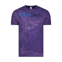 Cloud Purple Blue Sky Studios Vintage Tee - linhVisuals