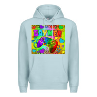 Blue Mist LGBTQ+ Gaymer With Hearts Tumbler Premium Hoodie - BundleAndBundleShop