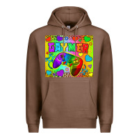 Chestnut LGBTQ+ Gaymer With Hearts Tumbler Premium Hoodie - BundleAndBundleShop