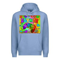 Colony Blue LGBTQ+ Gaymer With Hearts Tumbler Premium Hoodie - BundleAndBundleShop