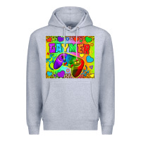 Heather Grey LGBTQ+ Gaymer With Hearts Tumbler Premium Hoodie - BundleAndBundleShop