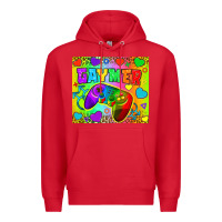 Red LGBTQ+ Gaymer With Hearts Tumbler Premium Hoodie - BundleAndBundleShop