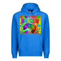 True Royal LGBTQ+ Gaymer With Hearts Tumbler Premium Hoodie - BundleAndBundleShop