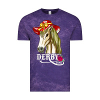 Cloud Purple derby day shirt 2022 horse derby party horse racing t shirt Vintage Tee - linhVisuals