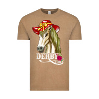 Vintage Coffee derby day shirt 2022 horse derby party horse racing t shirt Vintage Tee - linhVisuals