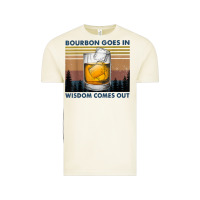Vintage Arctic bourbon goes in wisdom comes out vintage t shirt Vintage Tee - linhVisuals