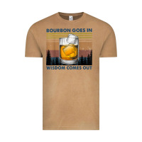 Vintage Camel bourbon goes in wisdom comes out vintage t shirt Vintage Tee - linhVisuals
