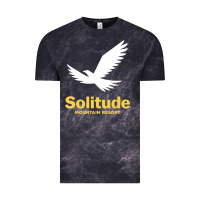 Cloud Black Solitude Mountain Resort Vintage Tee - linhVisuals