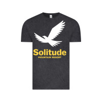 Vintage Black Solitude Mountain Resort Vintage Tee - linhVisuals