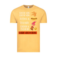 Vintage Mustard chicken wing chicken wing hotdog and bologna shirt t shirt Vintage Tee - linhVisuals