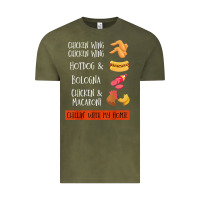 Vintage Olive chicken wing chicken wing hotdog and bologna shirt t shirt Vintage Tee - linhVisuals