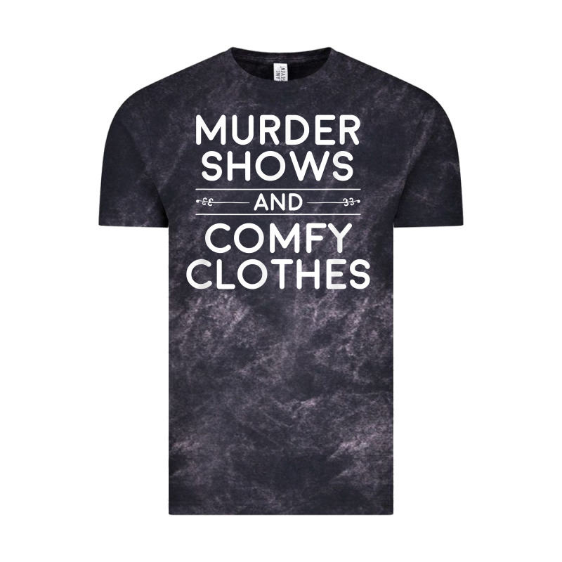 Crime Shows Shirt, Murder Shows And Comfy Clothes T Shirt Vintage Tee by linhVisuals | Teevron