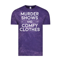 Cloud Purple crime shows shirt, murder shows and comfy clothes t shirt Vintage Tee - linhVisuals