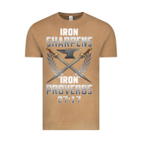 Vintage Camel iron sharpens iron quote proverbs 2717 christian cool gift t shirt Vintage Tee - linhVisuals