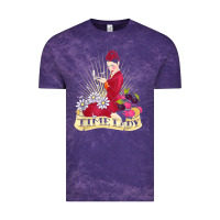 Cloud Purple doctor who rockabilly missy time lady baker t shirt Vintage Tee - linhVisuals