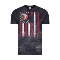 Cloud Black mi’kmaq tribe native american flag mi’kmaq heritage related t shir Vintage Tee - linhVisuals