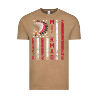 Vintage Coffee mi’kmaq tribe native american flag mi’kmaq heritage related t shir Vintage Tee - linhVisuals