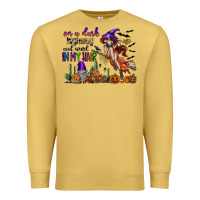 Antique Gold on a dark highway cool wind in my hair Premium Sweatshirt - SublimationCraftShop