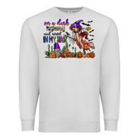 Dove Grey on a dark highway cool wind in my hair Premium Sweatshirt - SublimationCraftShop