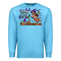 Ocean Blue on a dark highway cool wind in my hair Premium Sweatshirt - SublimationCraftShop