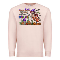 Pale Pink on a dark highway cool wind in my hair Premium Sweatshirt - SublimationCraftShop