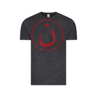 Vintage Black nazarene n christian in arabic symbol t shirt Vintage Tee - linhVisuals