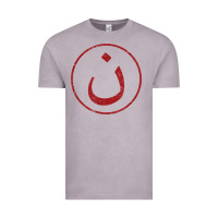 Vintage Zinc nazarene n christian in arabic symbol t shirt Vintage Tee - linhVisuals