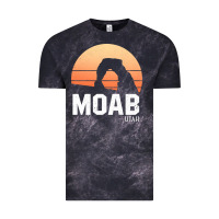 Cloud Black moab utah arches national park vintage retro outdoor hiking pullover h Vintage Tee - linhVisuals