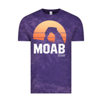 Cloud Purple moab utah arches national park vintage retro outdoor hiking pullover h Vintage Tee - linhVisuals