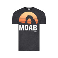 Vintage Black moab utah arches national park vintage retro outdoor hiking pullover h Vintage Tee - linhVisuals