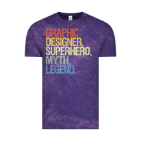 Cloud Purple funny graphic designer t shirt Vintage Tee - linhVisuals