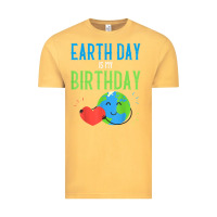 Vintage Mustard earth day is my birthday shirt pro environment party gift t shirt Vintage Tee - linhVisuals