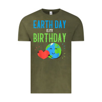 Vintage Olive earth day is my birthday shirt pro environment party gift t shirt Vintage Tee - linhVisuals
