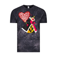 Cloud Black alice in wonderland queen of hearts off with their heads tank top Vintage Tee - linhVisuals