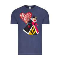 Vintage Denim alice in wonderland queen of hearts off with their heads tank top Vintage Tee - linhVisuals