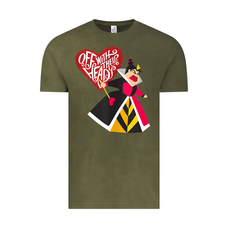 Alice In Wonderland Queen Of Hearts Off With Their Heads Tank Top Vintage Tee by linhVisuals | Teevron