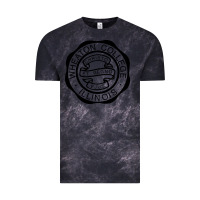 Cloud Black wheaton college illinois Vintage Tee - linhVisuals
