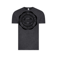 Vintage Black wheaton college illinois Vintage Tee - linhVisuals