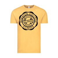 Vintage Mustard wheaton college illinois Vintage Tee - linhVisuals