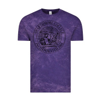 Cloud Purple swarthmore college Vintage Tee - linhVisuals