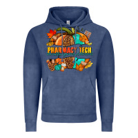 Vintage Denim pharmacy tech pumpkin Vintage Hoodie - NancyCooperArtShop