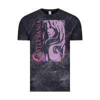 Cloud Black castlevania alucard dark portrait t shirt Vintage Tee - linhVisuals
