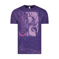 Cloud Purple castlevania alucard dark portrait t shirt Vintage Tee - linhVisuals