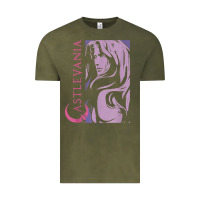 Vintage Olive castlevania alucard dark portrait t shirt Vintage Tee - linhVisuals