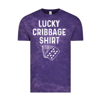 Cloud Purple funny cribbage shirt lucky card game player lover gift t shirt Vintage Tee - linhVisuals