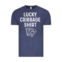 Vintage Denim funny cribbage shirt lucky card game player lover gift t shirt Vintage Tee - linhVisuals